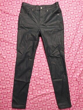 Teal Forest Green Express Skinny Jeans Pants